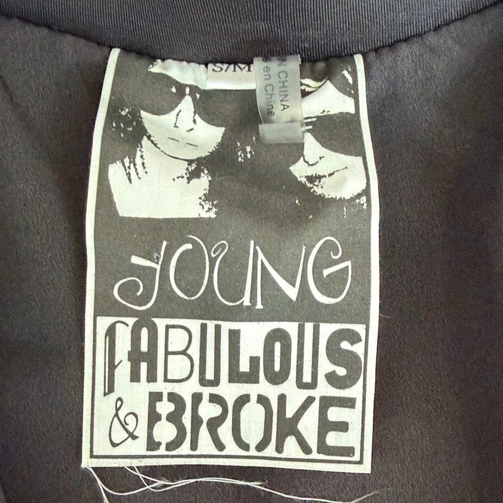 Young Fabulous & Broke Faux Fur Jacket NWT Size S/M ❤️ - Picture 6 of 8